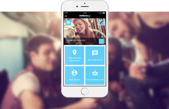 Rencontrez des musiciens autour de vous grâce à l'application mobile Woodbrass